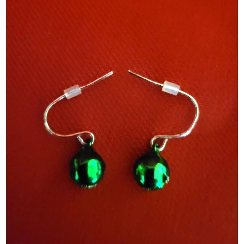 Christmas Earrings Holiday Snowman Green Christmas Balls Red Boots Set of 3